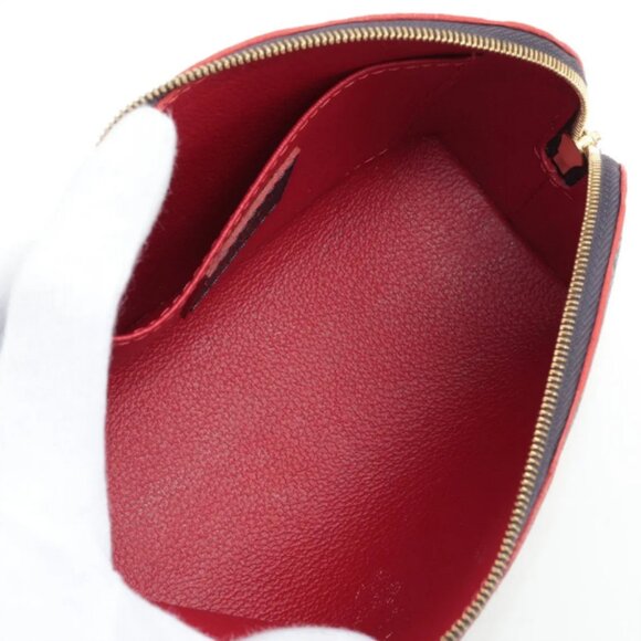 Louis Vuitton Monogram Empreinte Pochette Cosmetiqe Marine Rouge - Picture 3 of 7